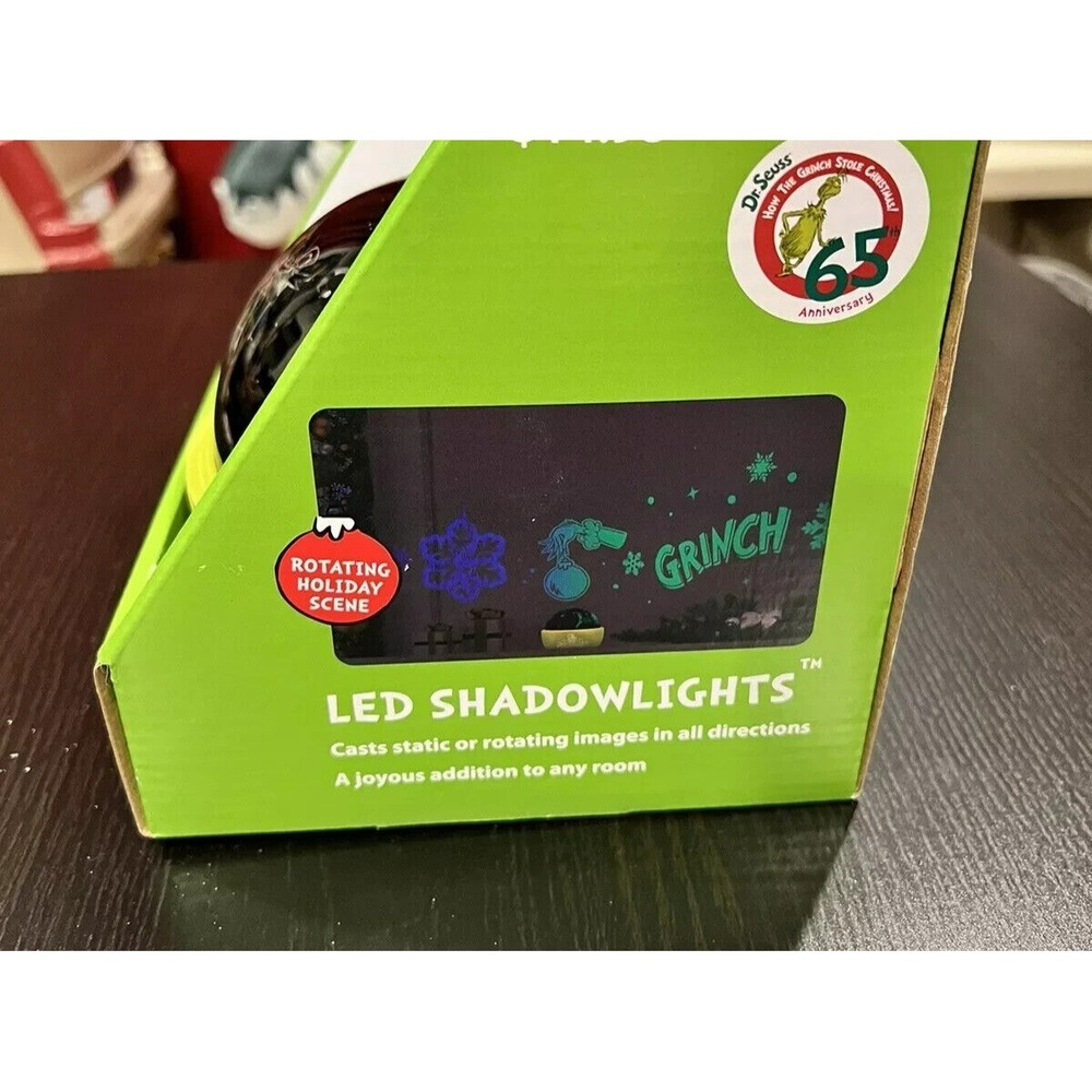 Dr. Seuss  The Grinch‎ Christmas LED Shadow Lights Color Changing - Picture 3 of 5